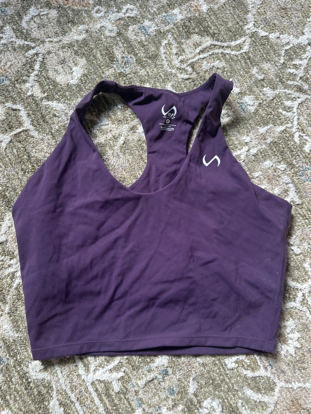 Women's Purple Seamless Sports Bra - M